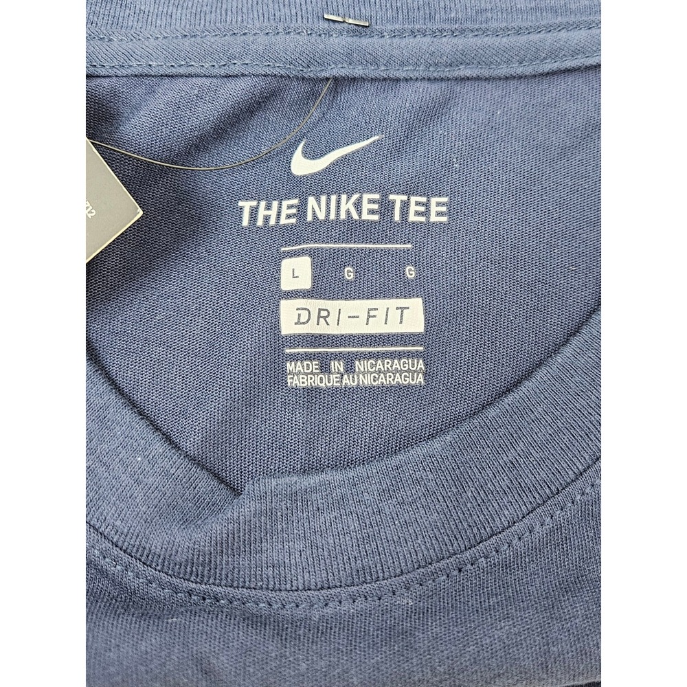 Nike Legend Swoosh Logo Graphic T-Shirt, Navy Blue/Wht, Men's LG, BV1919, Unused - Picture 4 of 8